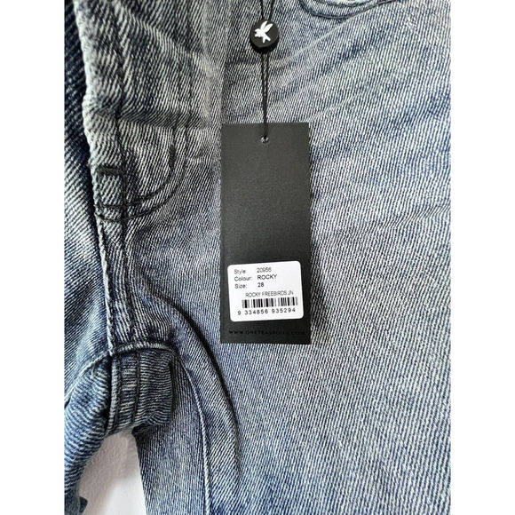 NWT One Teaspoon Rocky FreeBirds Distressed Chewed Hem Jeans - Picture 10 of 10